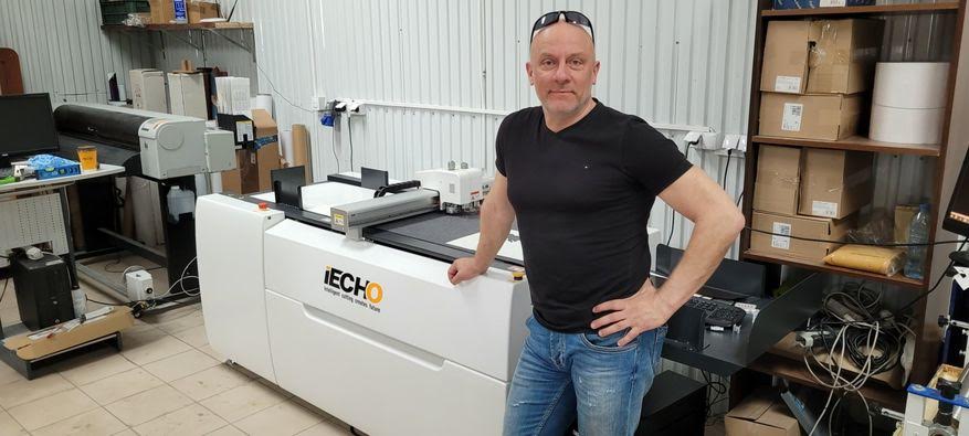 Drukarnia Cyfrowa TOP – instalacja plotera iEcho