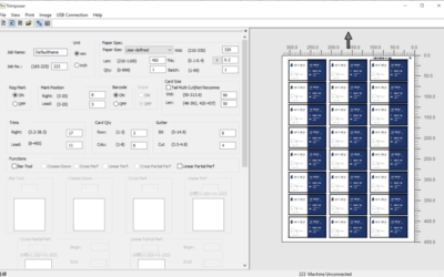 WEBINAR – impozycja, cięcie, bigowanie – automatyczna wycinarka Ausjetech i oprogramowanie Trimposer