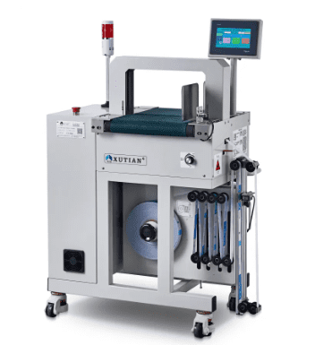 Banderolownica WK04CA-MP-30, nowoczesne urządzenie do pakowania, które zwiększa wydajność procesów w branży spożywczej. Dzięki innowacyjnemu systemowi lokalizacji taśmy, ta wszechstronna maszyna oferuje łatwą obsługę oraz niezawodność. Sprawdź teraz i popraw efektywność swojego zakładu!