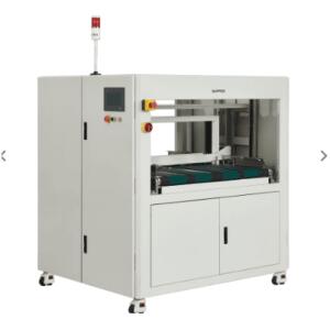 Banderolownica WK02D-30-AP to wydajne urządzenie do automatycznego bandowania kartonów z funkcją docisku od góry. Dzięki trwałej konstrukcji oraz łatwej obsłudze zwiększa efektywność pracy w drukarniach i zakładach produkcyjnych.