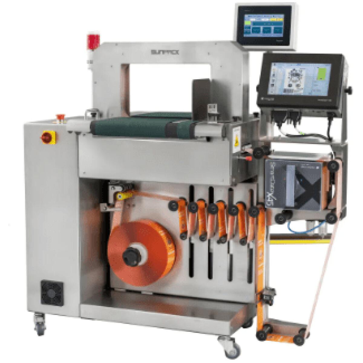 Banderolownica WK06-30CA-MRQ to innowacyjne urządzenie do automatycznego pakowania z podawaniem próżniowym. Dzięki zintegrowanemu nadrukowi Markem, efektywnie oznaczasz produkty, co przyczynia się do ich lepszej identyfikacji. Sprawdź naszą ofertę, w tym inne banderolownice, i zwiększ efektywność swojej produkcji!